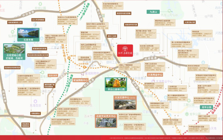 匯邦名都花園灣區軸心雙核輻射，82萬㎡綜合體大盤