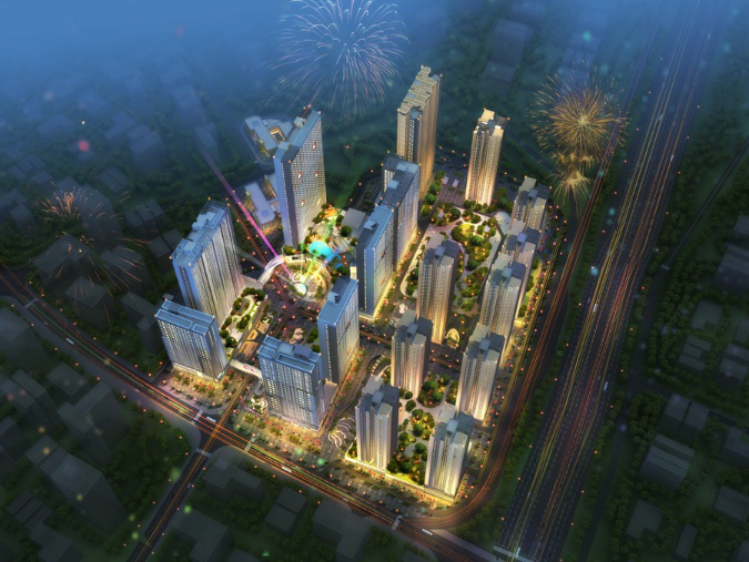 匯邦名都花園灣區軸心雙核輻射，82萬㎡綜合體大盤