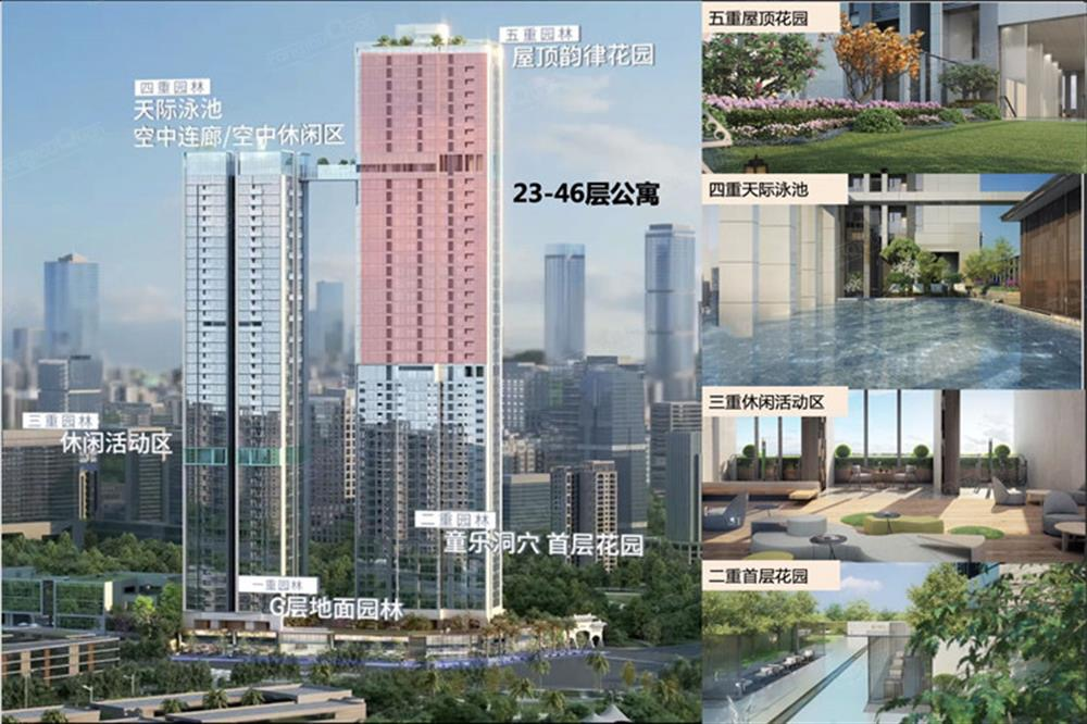 龍華萊蒙水榭云上均價(jià)55000元/平