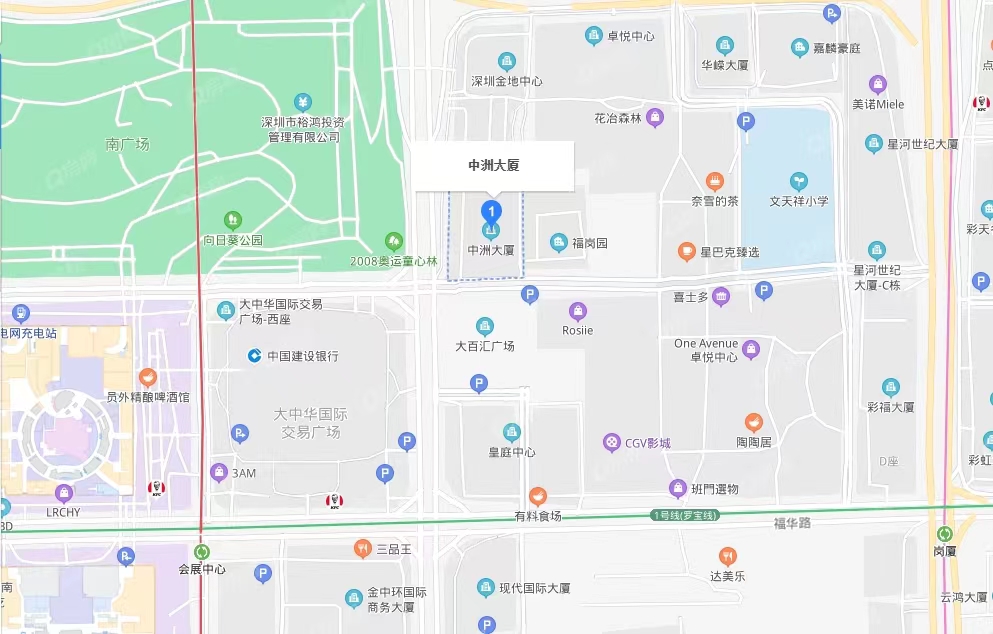 中洲大廈，福崗園二期-均價340元/平